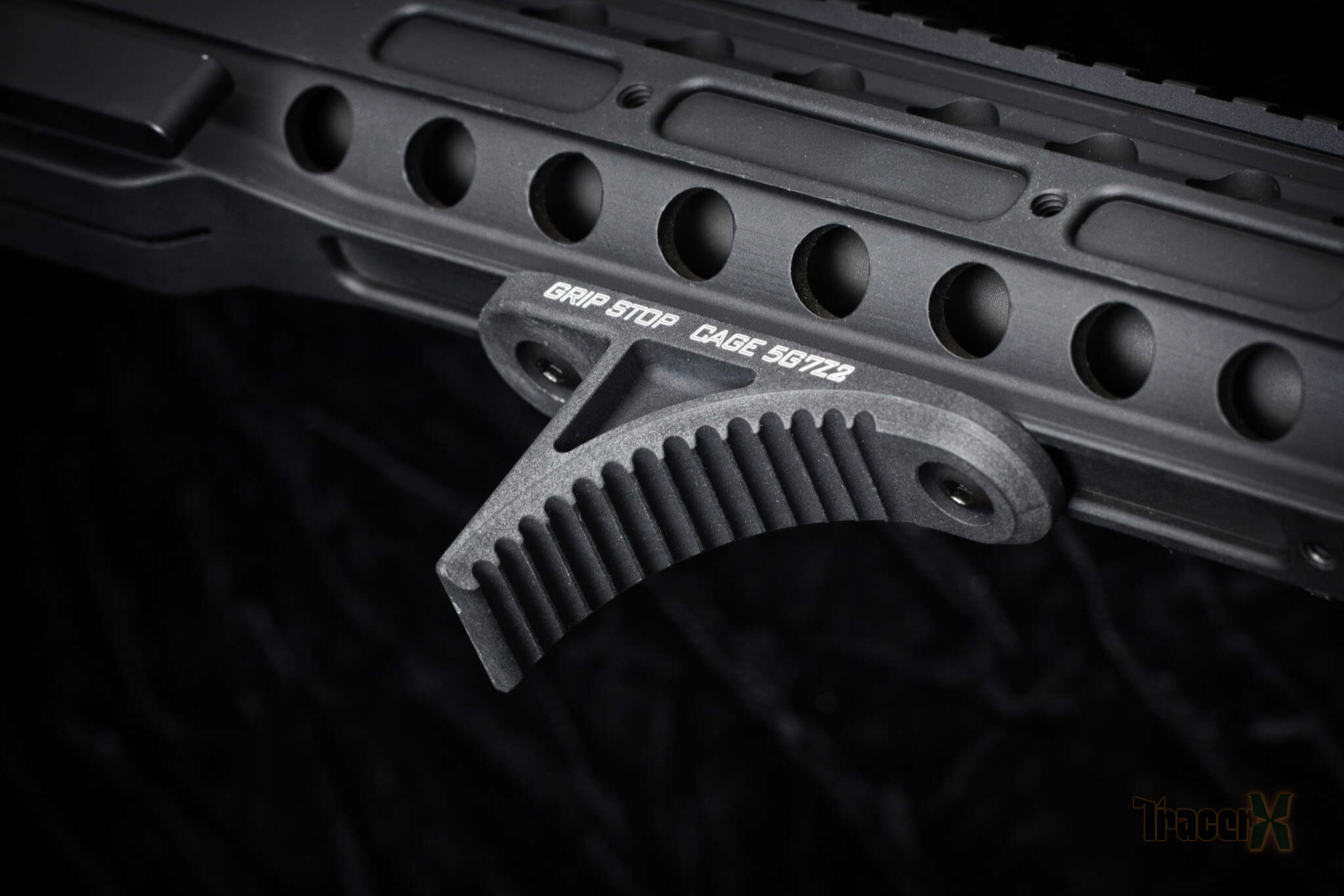 The Lanco Tactical Grip Stop. Photo Credit: TracerX Photography