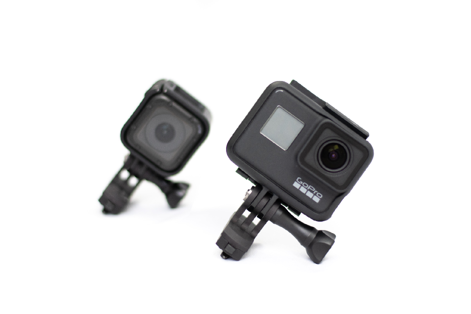 Kinect M-Lok GoPro QD Mount attached here with the GoPro Session HD and the GoPro Hero 7.