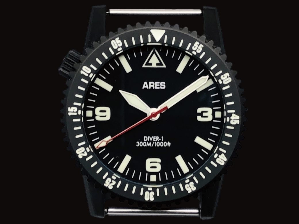 Ares Watch Co DIVER-1B PVD